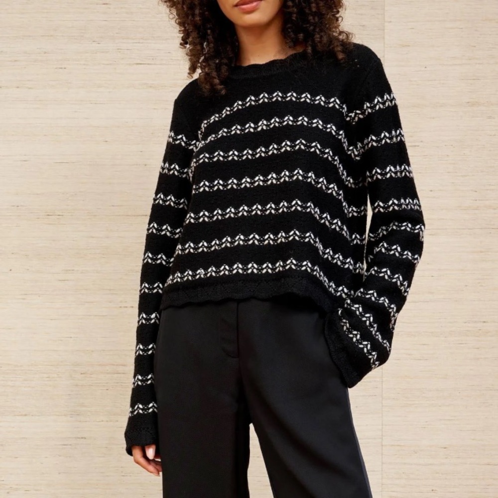 La Ligne NYC Serena Sweater S/ Black - Women's Knitwear